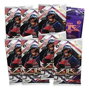 2020 Topps Fire Baseball Blaster Box 7 - Packs Plus Bonus Pack 46 Total Trading Cards