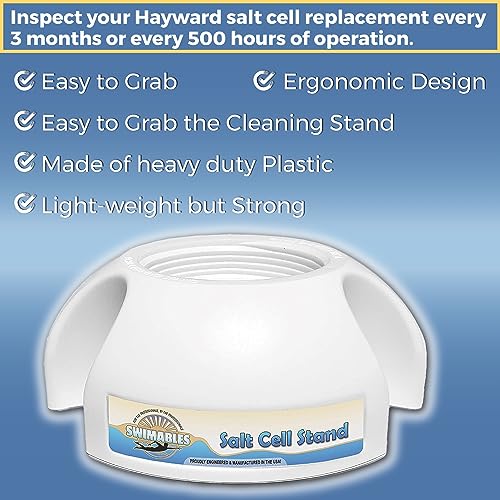 Swimables GLX-CELLSTAND Acid Washing Kit Compatible with Hayward Salt Chlorinator Aqua Rite | Compatible with 520670 Intellichlor & Hayward Salt Cell Cleaning Stand | Salt Cell Cleaner Oring Included