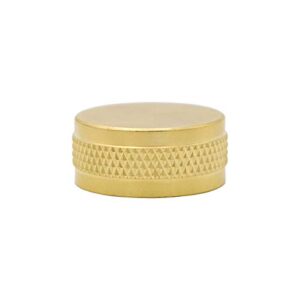 HYDRO MASTER 0712901 Brass Garden Hose Cap, 2 Pack of Solid Brass,3/4 Inch Garden Hose Thread Female End.