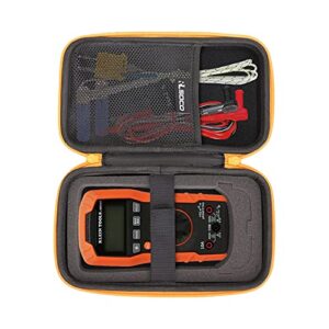 rlsoco hard case for klein tools mm300/mm325/mm400/mm320/mm700/mm720/et270/mm600/mm200/et140 digital multimeter (with diy foam）