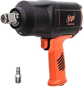 workpad 3/4-inch composite air impact wrench with twin hammers, pneumatic tools