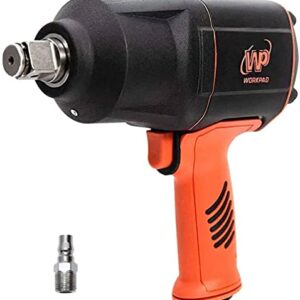 WORKPAD 3/4-Inch Composite Air Impact Wrench with Twin Hammers, Pneumatic Tools