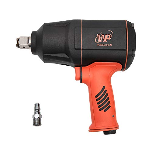 WORKPAD 3/4-Inch Composite Air Impact Wrench with Twin Hammers, Pneumatic Tools