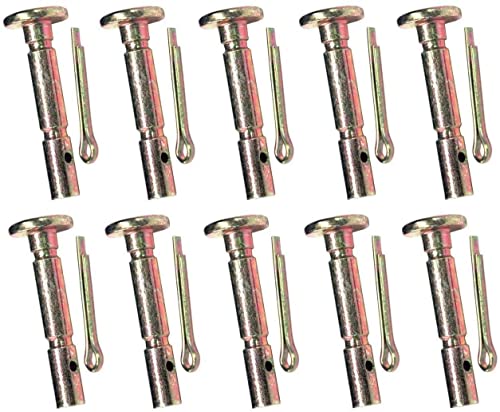 fascinatte (10 pcs) Shear Pins for MTD Cub Cadet Troy-Bilt 738-04124 738-04124A 714-04040