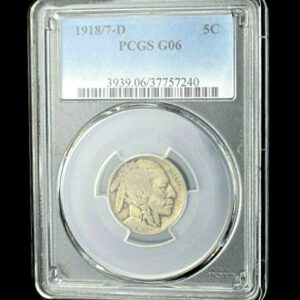 1918 D Buffalo Nickel G-6 PCGS