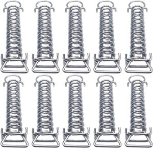 poolzilla stainless steel springs for pool cover - 10 pack - universal fit