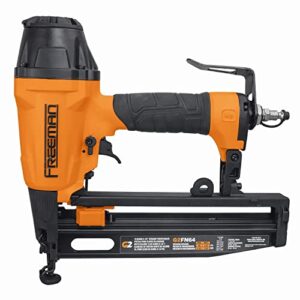 Freeman G2FN64 2nd Generation Pneumatic 16-Gauge 2-1/2" Straight Finish Nailer with Adjustable Metal Belt Hook and 1/4" NPT Air Connector