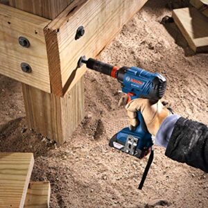 BOSCH GDX18V-1600B12 18V 1/4 In. and 1/2 In. Two-In-One Bit/Socket Impact Driver Kit