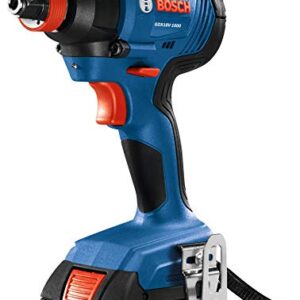 BOSCH GDX18V-1600B12 18V 1/4 In. and 1/2 In. Two-In-One Bit/Socket Impact Driver Kit