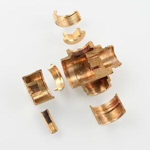 Tecmolog Brass Faucet Diverter Valve with Aerator and M22 to M24 Male Threaded Adapter, Black Faucet Splitter 3 Way Sink Diverter for Faucet, SBA021CB