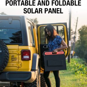 Jackery SolarSaga 60W Solar Panel for Explorer 160/240/500 as Portable Solar Generator, Portable Foldable Solar Charger for Summer Camping Van RV(Can't Charge Explorer 440/ PowerPro) (Renewed)