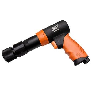 WORKPAD 190mm Long Barrel Air Hammer with Quick Change Chisel Retainer and 4-Piece Chisels Set, Pneumatic Tools