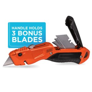 beyond by BLACK+DECKER Utility Knife, Retractable, Quick Change Blade, 2-Pack (BDHT1039495APB)