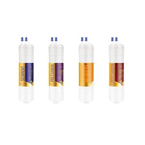 4ea premium replacement water filter set for dongyang betechs : dyb-007a/dyb-007ah/dyb-007b/dyb-007bh/dyb-007c/dyb-007ch - 1 micron