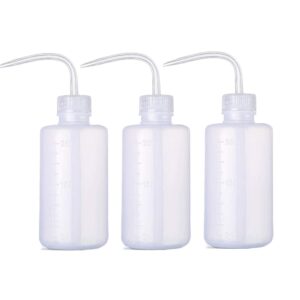 beadnova squeeze bottle plant watering bottle 250ml 8oz small wash bottle squeeze plastic small watering can for indoor plants succulent watering can (3pcs)