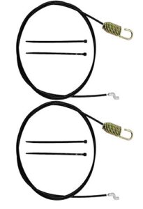 huarntwo 2pack snow blower thrower auger drive clutch traction control cable fits mtd cub cadet 746-04230/746-04230a/946-04230/946-04230a 946-04230b