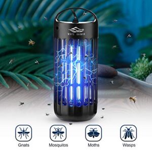 White Kaiman Insect Killer Lamp 9 Watt & 1000 Volts Bug Zapper Perfect for Standard Size Room or Covered Patio