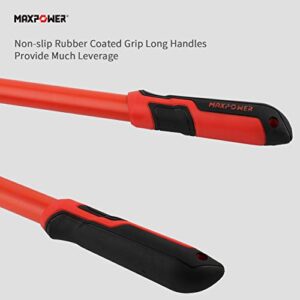 MAXPOWER Bolt Cutter 24 inch, Chrome Molybdenum Steel Blade Heavy Duty Bolt Cutter