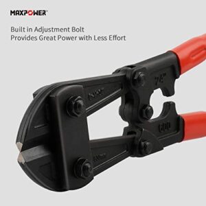 MAXPOWER Bolt Cutter 24 inch, Chrome Molybdenum Steel Blade Heavy Duty Bolt Cutter