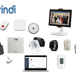 Livindi Studio for Apartments – 10-inch Tablet Senior Monitoring System with Medical Alerts (WiFi/LTE)