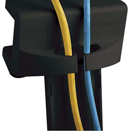 Tripp Lite Power Strip Holder, Desk Clamp Power Strip Mount, Surge Power Strip Clamp Mount for Surge and Power Strips 1.6' - 2.4' Black (CLAMPUSBLK)