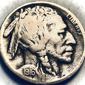 1916 S Buffalo Indian Nickel Seller Very Fine