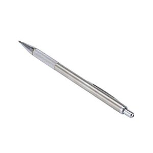 Jectse Diamond Glass Scriber Pen,Retractable Cutting Lettering Pen,Engraver Glass Cutting Tool,with Tungsten Steel Tip,For Cutting Glass And Ceramic Plate Or Engraving (Silver)