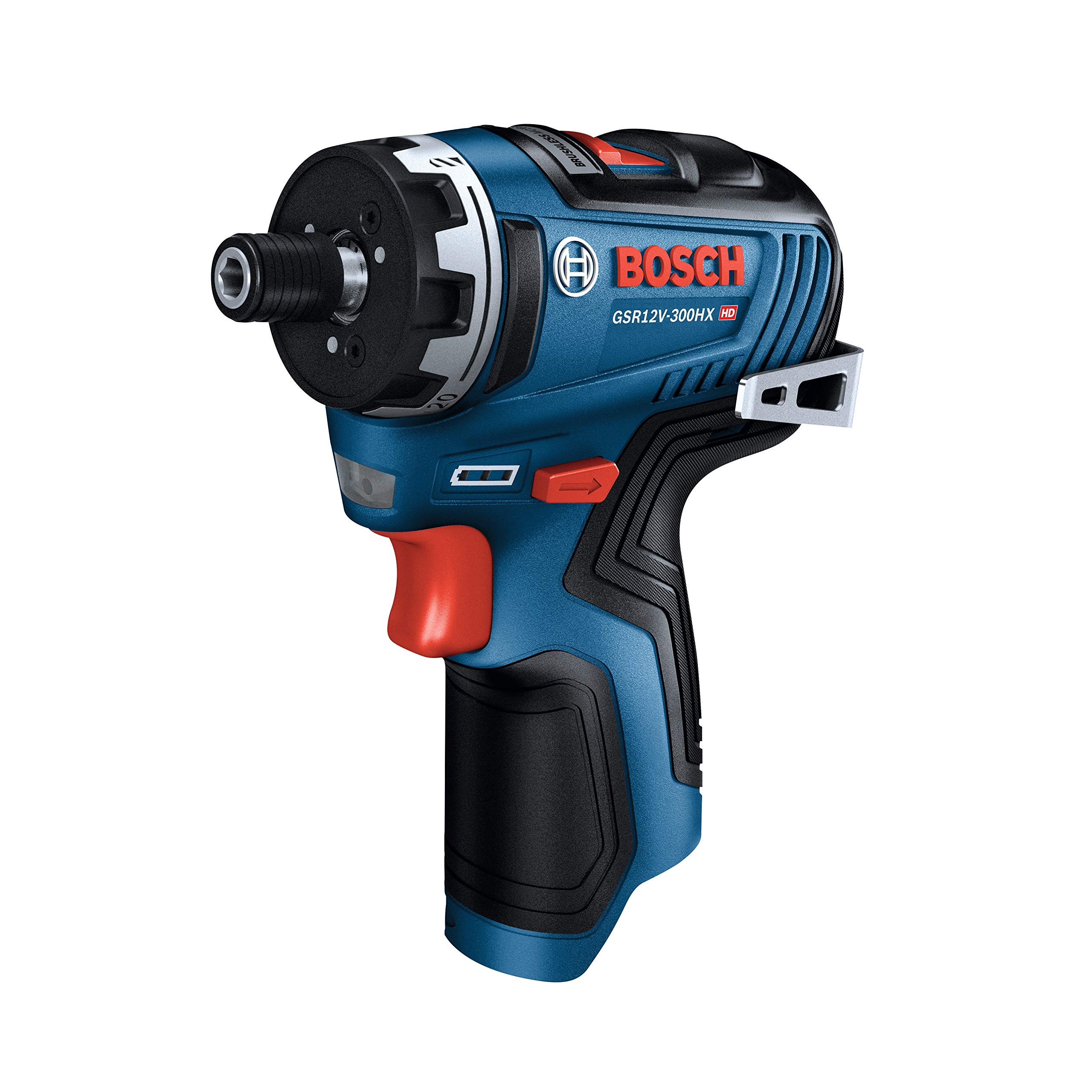 BOSCH GSR12V-300HXN 12V Max Brushless 1/4 In. Hex Two-Speed Screwdriver (Bare Tool)