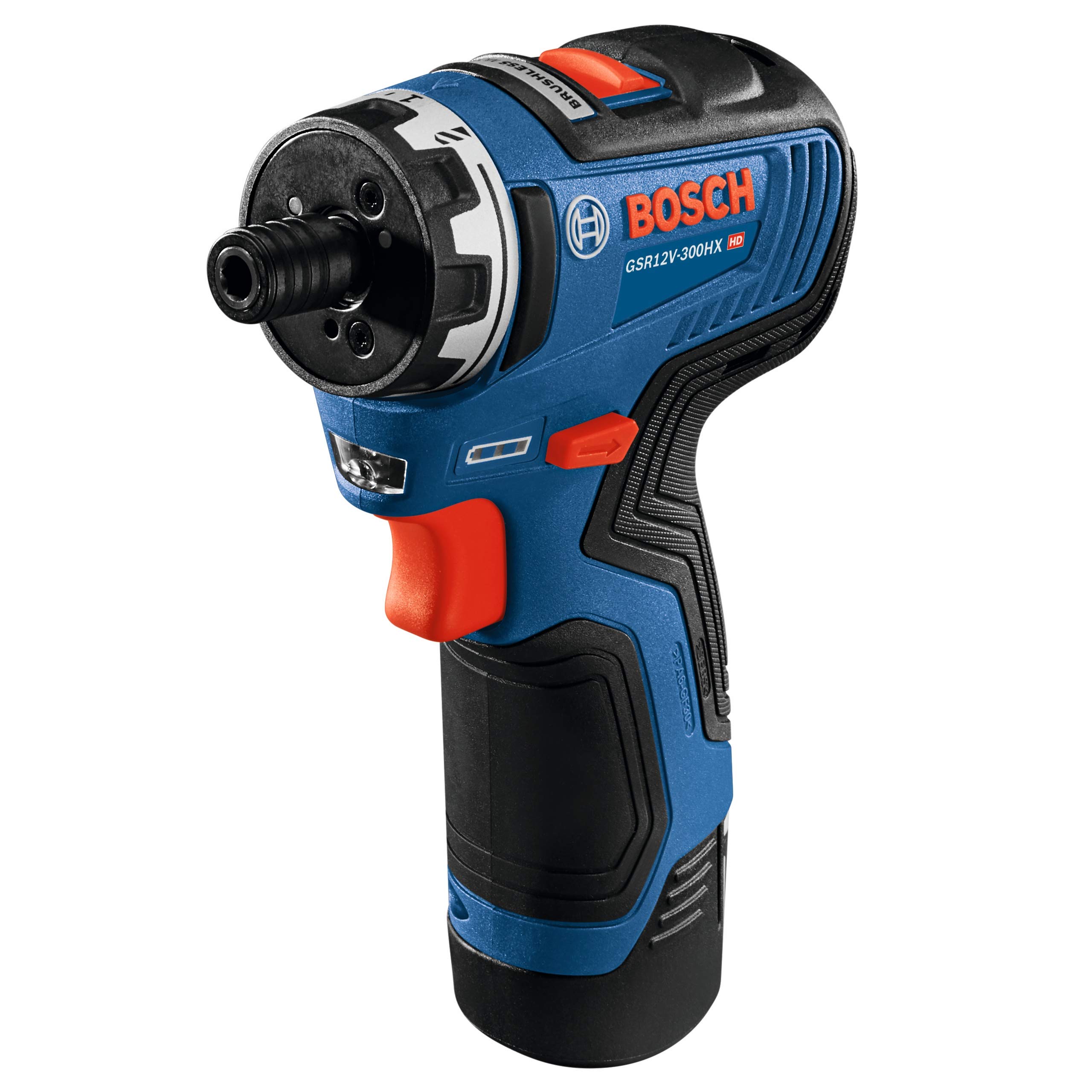 BOSCH GSR12V-300HXN 12V Max Brushless 1/4 In. Hex Two-Speed Screwdriver (Bare Tool)