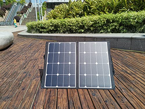 MEGASOLAR 60W Solar Charger Solar Panel with Solar Charge Controller USB Type-C PD and Quick Charge 3.0, and DC 12v 15v 20v Output, for Charging Cell Phones Laptop Solar Generator, Car Boat RV Trailer