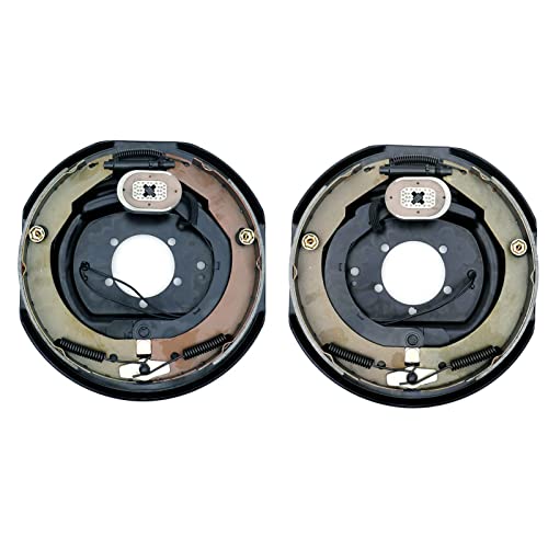 HICKS 2pc Electric Trailer Brake 12" x 2" Assembly (1 Right + 1 Left) 6000 7000 Axle