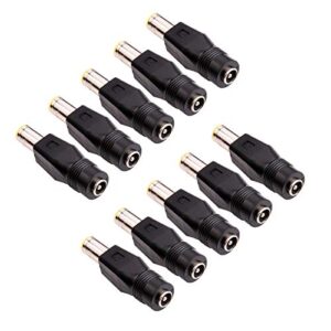 igreely dc 8mm male to dc 5.5mm x 2.1mm female connectors adapter for portable backup power station rechargeable battery pack solar generators 10pack