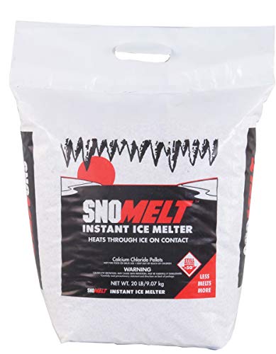 SnoMelt S020BG 20 lbs Calcium Chloride Pellet Bag