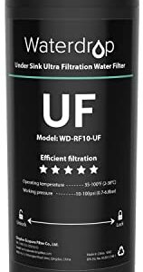 Waterdrop RF10-UF 0.01 Micron Replacement Filter Cartridge For 10UA/10UA-UF/10UB/10UB-UF Under Sink Water Filter, Reduces Lead, Chlorine, Bad Taste & Odor, 8K Gallons High Capacity