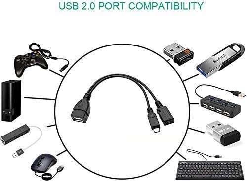 Bundle TV Stick 4K Cube Accessories - OTG Cable, USB Ethernet Adapter and Micro USB Charging Cord