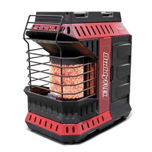 mr. heater mh11bflex portable propane heater, red