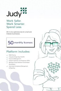 meet judy, your complete cybersecurity platform- 50 monthly licenses