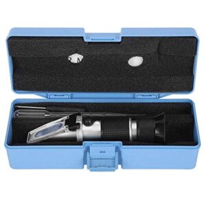 brix meter refractometer - brix refractometer handheld hand-held 0-80% brix liquid measuring equipment rhb-80atc