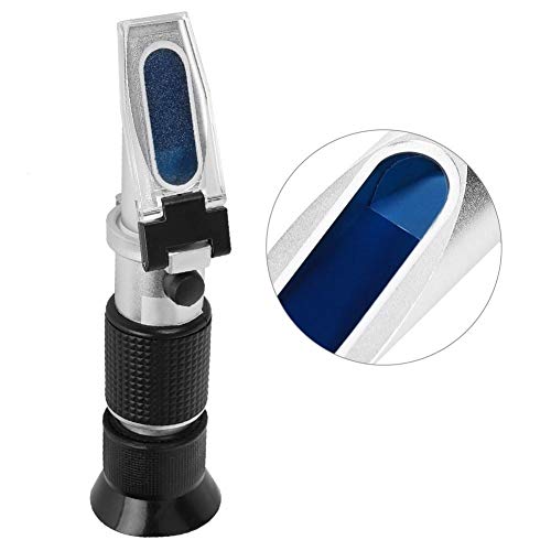 Brix Meter Refractometer - Brix Refractometer Handheld Hand-Held 0-80% Brix Liquid Measuring Equipment RHB-80ATC