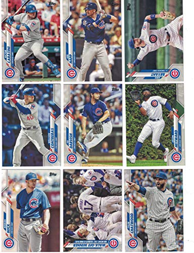 Chicago Cubs/Complete 2020 Topps Baseball Team Set! (24 Cards) From Series 1 and 2! Nico Hoerner! ***PLUS*** 2020 Topps Heritage Cubs Team Set (12) Cards!