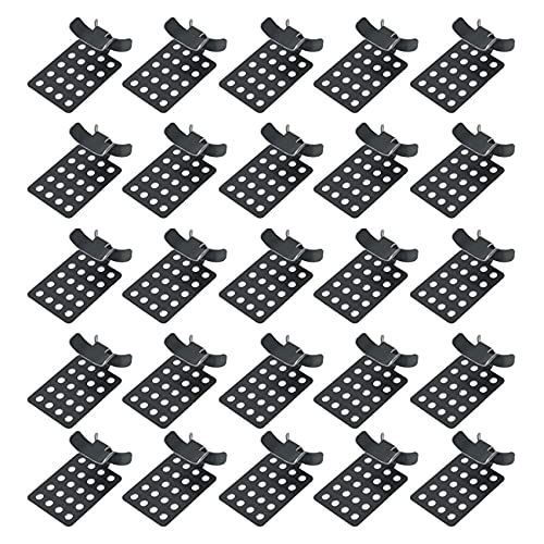 labwork 25 Pack Aluminum Heat Cable Roof Clip for Roofs Heat Cable and Ice Dam Heat Tape