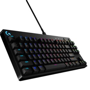 Logitech G Pro Wireless Gaming Mouse & G PRO Mechanical Gaming Keyboard, Ultra Portable Tenkeyless Design, Detachable Micro USB Cable, 16.8 Million Color LIGHTSYNC RGB Backlit Keys