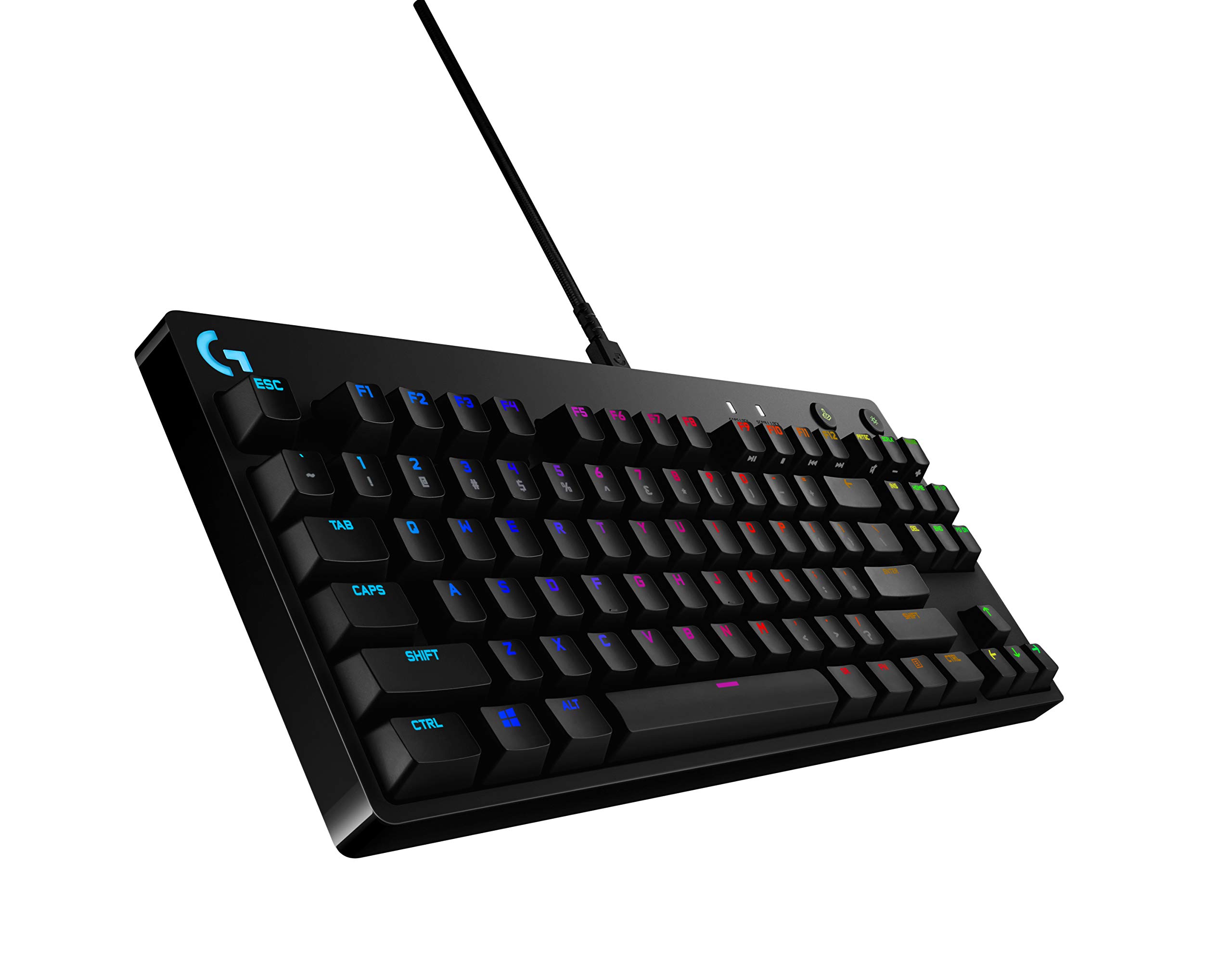 Logitech G Pro Wireless Gaming Mouse & G PRO Mechanical Gaming Keyboard, Ultra Portable Tenkeyless Design, Detachable Micro USB Cable, 16.8 Million Color LIGHTSYNC RGB Backlit Keys