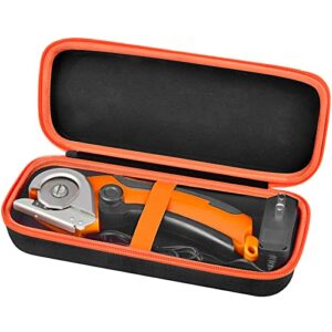 carrying case only- compatible with worx wx082l/ wx081l, for zipsnip cutting tool, fabric cutter storage bag rotorazer saw container, mini circular saw organizer box