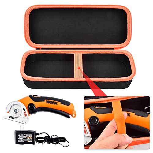 Carrying Case Only- Compatible with WORX WX082L/ WX081L, for ZipSnip Cutting Tool, Fabric Cutter Storage Bag Rotorazer Saw Container, Mini Circular Saw Organizer Box