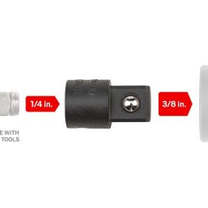 TEKTON 1/4 Inch Drive (F) x 3/8 Inch (M) Impact Adapter | SIA04101