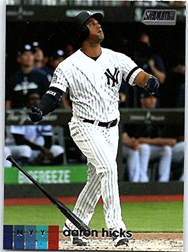 2020 Topps Stadium Club #66 Aaron Hicks New York Yankees Baseball Card