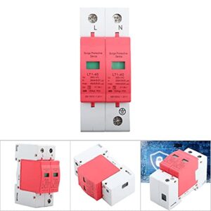 Surge Protective Device Telephone Thunder Tele Protector Voltage Surge Arrester Device, House Surge Protective Device, (2P40KA)