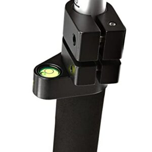 AdirPro 12' Aluminum Prism Pole w/Screw Collar Lock Fluorescent Green - Heavy Duty Surveying Tool - Heavy Duty Rust Resistant