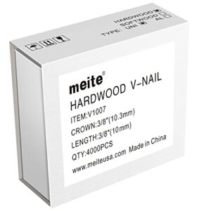meite V1015B Nailer with 10mm Length V-Nails for Picture Frame